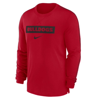 【NIKE】Georgia Bulldogs Sideline Jersey Georgia Bulldogs Sideline Coach Men's Nike Dri-FIT College 1
